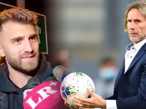 Gino Peruzzi: "Estoy agradecido con Gareca, fue el técnico que me hizo debutar"