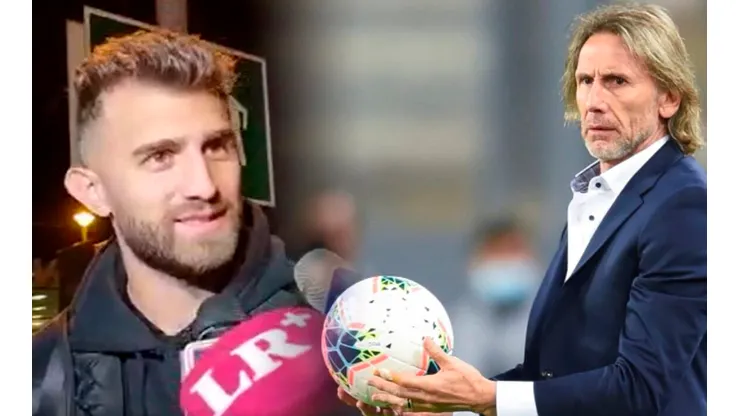 Gino Peruzzi admitió sentirse muy agradecido con Ricardo Gareca, por hacerlo debutar en Primera División. Foto: GLR