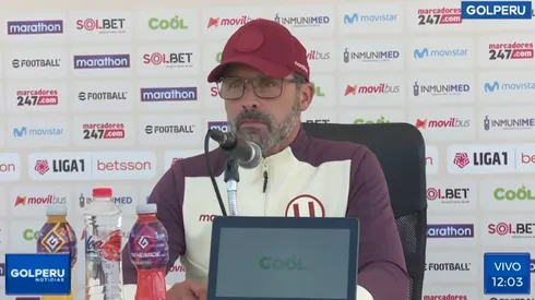Carlos Compagnucci brindó una conferencia de prensa en Universitario previo al inicio del Torneo Clausura. Foto: Universitario