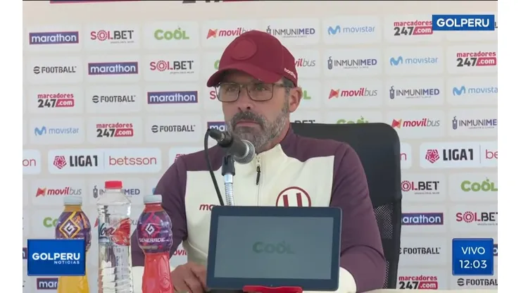 Carlos Compagnucci brindó una conferencia de prensa en Universitario previo al inicio del Torneo Clausura. Foto: Universitario