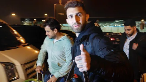 Peruzzi en su arribo a Lima