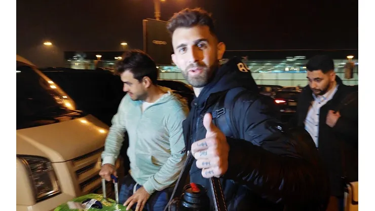 Peruzzi en su arribo a Lima