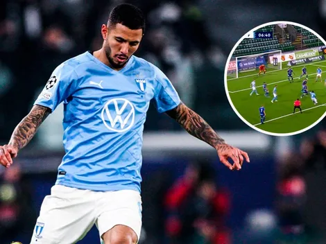 Directo al ángulo: así fue el espectacular golazo de Peña