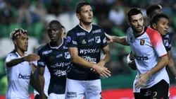 Colombianos y peruanos empataron en la ida