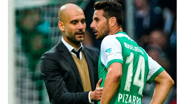 Pizarro habló sobre la presencia de Guardiola en su despedida. (Foto: AP)