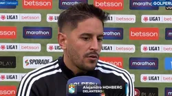 Alejandro Hohberg dio sus impresionas tras darle el triunfo a Sporting Cristal por la mínima diferencia. Foto: GolPerú