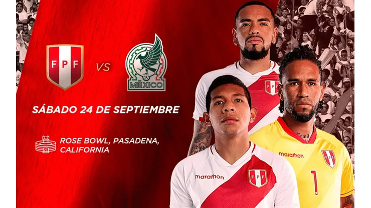 Selección Peruana confirmó partido amistoso ante México
