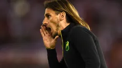 Sebastián Beccacece dejó en claro este viernes que esta listo para cerrar su proceso al mando de Defensa y Justicia. Foto: Olé