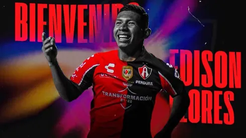 Atlas confirmó fichaje de Edison Flores y reveló qué número de camiseta usará. (Foto: Captura de pantalla)