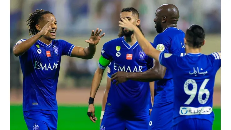 Andre Carrillo y Al-Hilal a punto de ser campeón de la Liga Saudí. Foto: Al Hilal