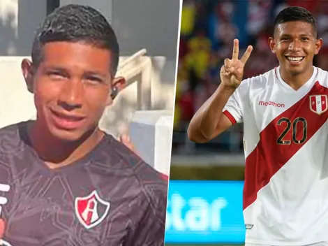 Edison Flores posó por primera vez con la camiseta del Atlas de México