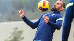 Hernán Barcos: “De esta salimos todos juntos”. (Foto: Twitter Alianza Lima)