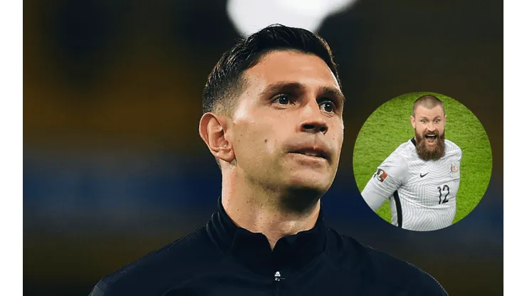 Emiliano 'Dibu' Martínez elogió al portero de Australia en los penales ante Perú