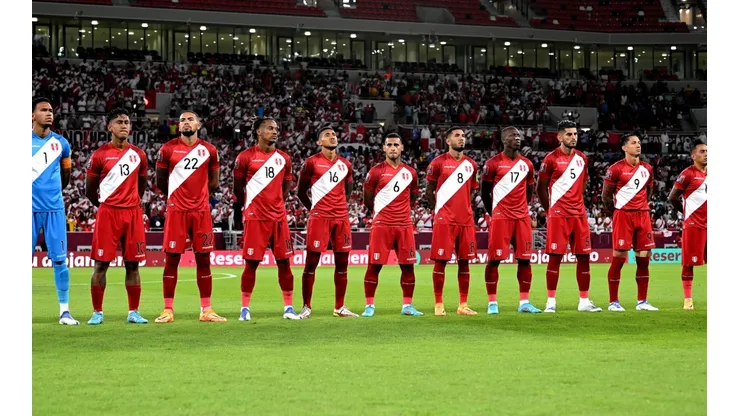 El once titular de Perú en Doha