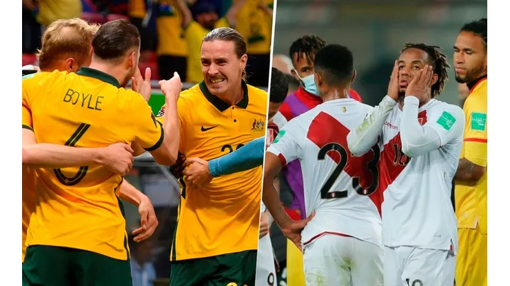 Australia y Perú se enfrentan el próximo 13 de junio en Doha, por su pase a Qatar 2022. Foto: TySports/GLR