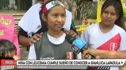 Eres un grande: Gianluca Lapadula cumplió el sueño de una niña con leucemia