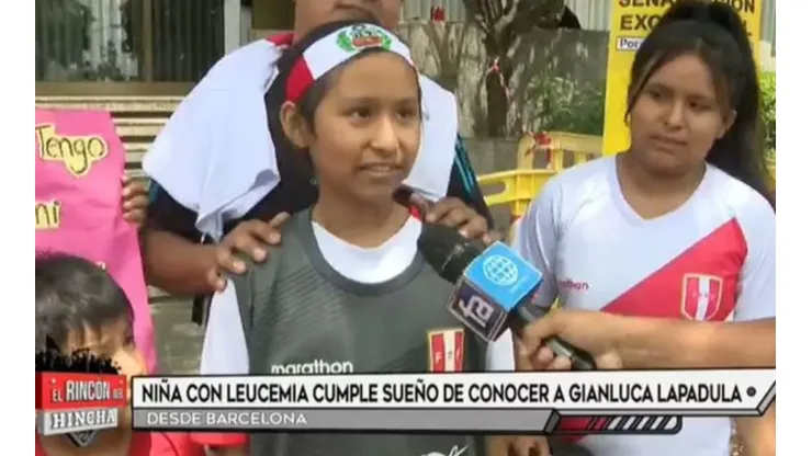 Eres un grande: Gianluca Lapadula cumplió el sueño de una niña con leucemia