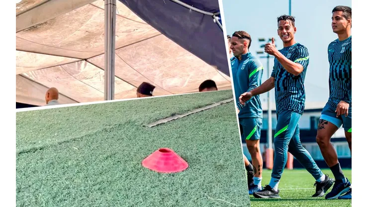 Alianza entrenó en precarias condiciones, subió foto, pero luego la borró