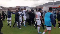 Jugadores de Alianza Lima reclamaron efusivamente al árbitro del partido ante Sport Huancayo