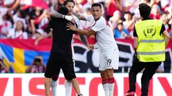 Lapadula es muy querido por los hinchas peruanos