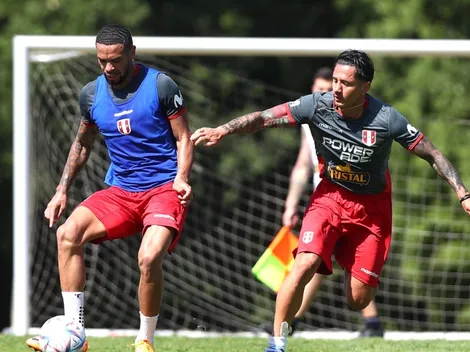 ¡Lo sufrió Lapadula! Callens apagó al 'Bambino' en el entrenamiento de la Selección Peruana