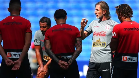 Ricardo Gareca definió el 11 que empleará ante Nueva Zelanda. (Foto: Twitter Selección Peruana)