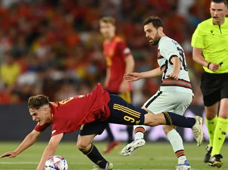 España y Portugal reparten de todo en picante partido de la Nations League
