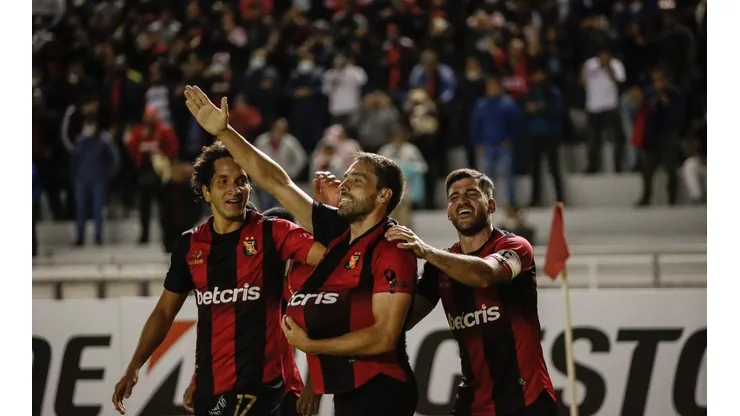 Cristian Bordacahar, el héroe del triunfo de FBC Melgar ante Cuiabá habló sobre el pase a los octavos de final. Foto: FBC Melgar