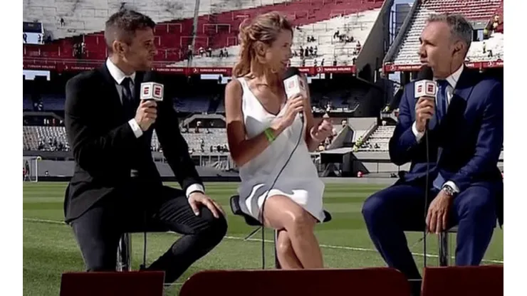 Alina Moine avisó que River quería hacer muchos goles