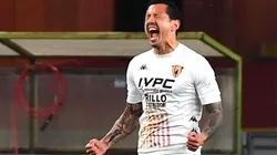 Gianluca Lapadula, delantero del Benevento. (Foto: Getty Images)
