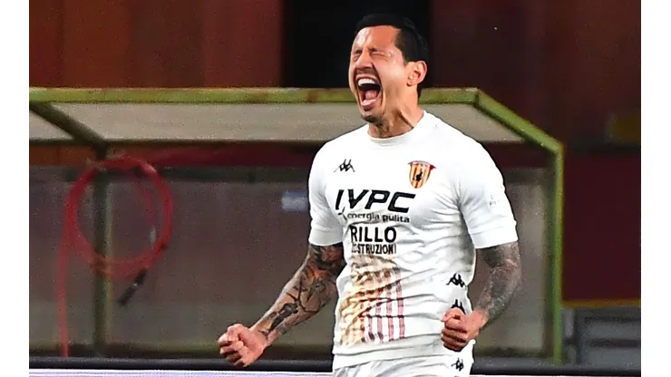 Gianluca Lapadula, delantero del Benevento. (Foto: Getty Images)