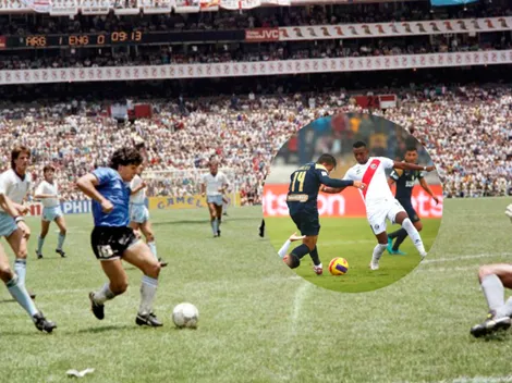 VIDEO │ Comparan el gol de Cristian Benavente con el de Diego Armando Maradona a Inglaterra