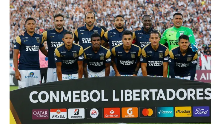 Alianza Lima en su visita a Colo-Colo por la Conmebol Libertadores. Foto: Getty