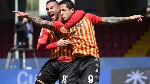 Benevento acaricia la final de los play-offs de ascenso de la Serie B gracias a Gianluca Lapadula. Foto: Getty