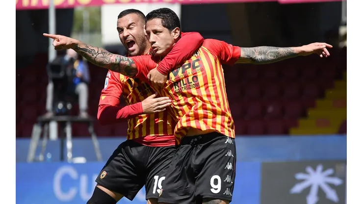 Benevento acaricia la final de los play-offs de ascenso de la Serie B gracias a Gianluca Lapadula. Foto: Getty