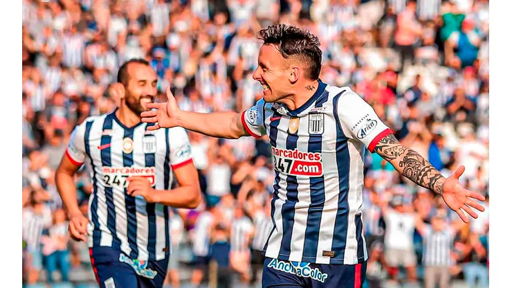 Pablo Lavandeira y su buen momento con Alianza Lima en la temporada 2022 de la Liga 1 .Foto: Alianza Lima