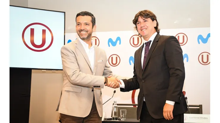 Universitario y Movistar Deportes anunciaron su nuevo canal de Televisión. Foto: Universitario