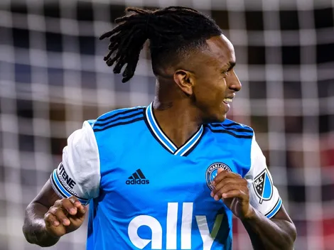 La peculiar celebración de Yordy Reyna tras su primer gol con Charlotte FC