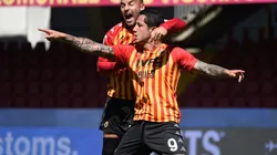 Gianluca Lapadula le dio la clasificación a Benevento a las semifinales de ascenso de la Serie B. Foto: