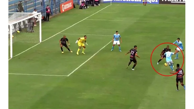 Gol de Christofer Gonzales para Sporting Cristal ante Ayacucho FC. (Foto: Captura de pantalla)