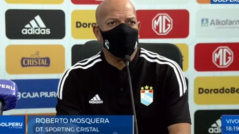 Roberto Mosquera mostró su incomodidad pese al triunfo ante Ayacucho FC. Foto: GOLPERU