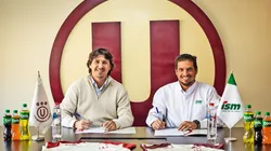 Universitario anunció nueva alianza estratégica para auspiciar al primer equipo y a su categoría femenina. Foto: Universitario