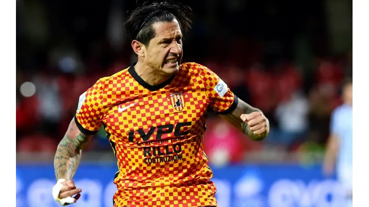 Gianluca Lapadula, delantero del Benevento. (Foto: Getty Images)