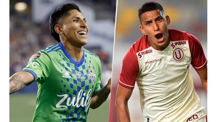 Raúl Ruidíaz y Alex Valera, delanteros que vistieron alguna vez la camiseta de Universitario. (Foto: Getty Images / Liga de Fútbol Profesional)