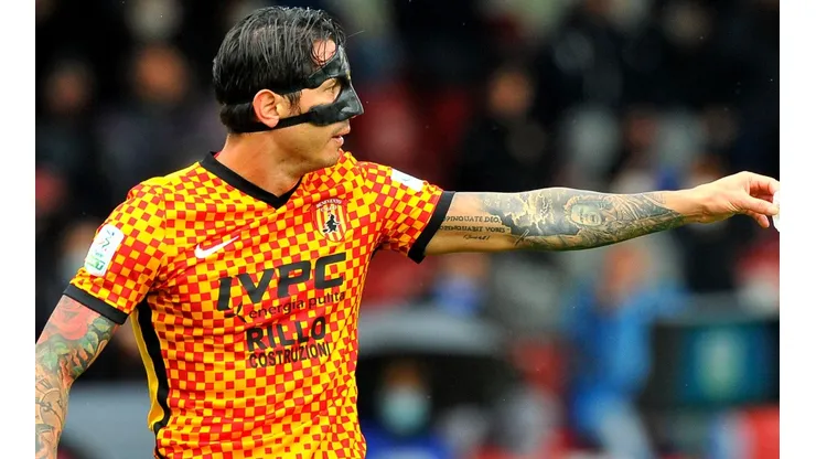 Gianluca Lapadula, delantero del Benevento. (Foto: Getty Images)