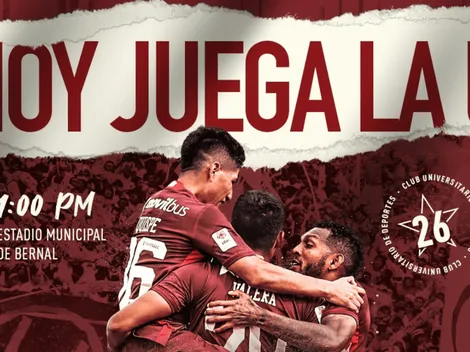 Alineación titular de Universitario de Deportes para el duelo contra Atlético Grau en Piura