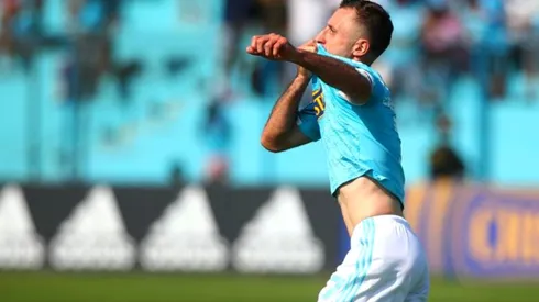 Horacio Calcaterra, mediocampista de Sporting Cristal. (Foto: Twitter Movistar Deportes)