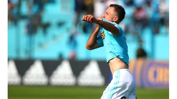 Horacio Calcaterra, mediocampista de Sporting Cristal. (Foto: Twitter Movistar Deportes)
