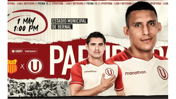 Oficialmente: Willax TV transmitirá el partido entre Atlético Grau y Universitario de Deportes