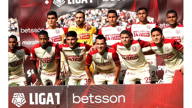 El plantel de Universitario de Deportes. (Foto: Liga de Fútbol Profesional)